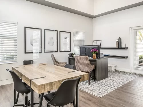 Prospect Park Apartment Homes leasing office interior