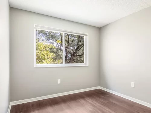 Prospect Park Apartment Homes model bedroom