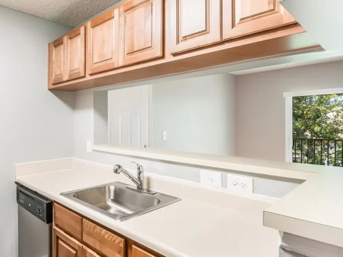 Prospect Park Apartment Homes model kitchen